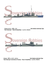 Load image into Gallery viewer, Royal Navy Camouflage - C.A.F.O. 2146/42 - DARK MEDIUM TONE CAMOUFLAGE DESIGNS FOR SEAGOING SHIPS - Sovereign Hobbies