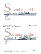 Load image into Gallery viewer, Royal Navy Camouflage - C.A.F.O. 679/42 - SEA-GOING CAMOUFLAGE DESIGNS FOR DESTROYERS AND SMALL SHIPS - Sovereign Hobbies