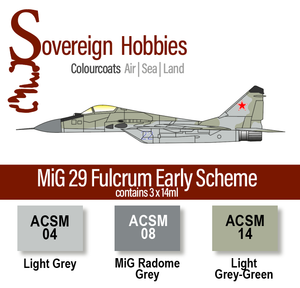 Colourcoats Set MiG 29 Fulcrum Early Scheme Colourset