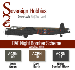 Colourcoats Set RAF Night Bomber Scheme - Sovereign Hobbies