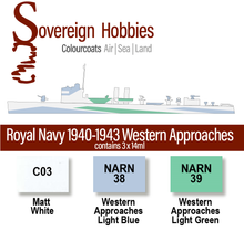 Load image into Gallery viewer, Colourcoats Set Royal Navy 1940-1942 Western Approaches - Sovereign Hobbies