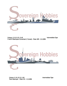 Royal Navy Camouflage - C.B.3098(R) 1943 Edition - THE CAMOUFLAGE OF SHIPS AT SEA - Sovereign Hobbies