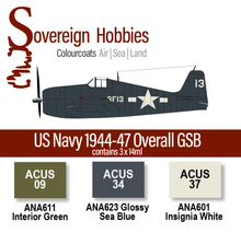 Load image into Gallery viewer, Colourcoats Set US Navy WWII 1944-1947 Overall GSB - Sovereign Hobbies