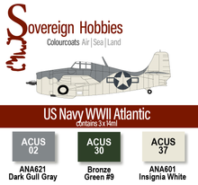 Load image into Gallery viewer, Colourcoats Set US Navy WWII Atlantic - Sovereign Hobbies