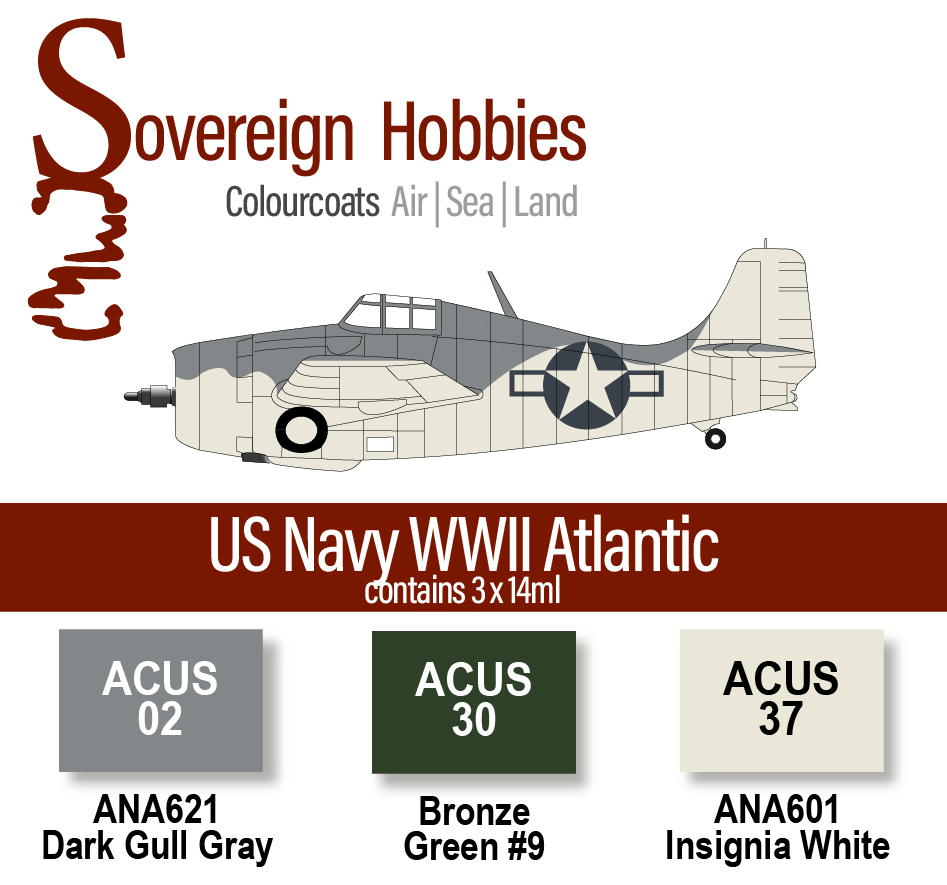 Colourcoats Set US Navy WWII Atlantic - Sovereign Hobbies