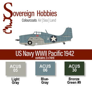 Colourcoats Set US Navy WWII Pacific 1942 - Sovereign Hobbies