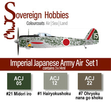 Load image into Gallery viewer, Colourcoats Imperial Japanese Army Air 1 Colourset